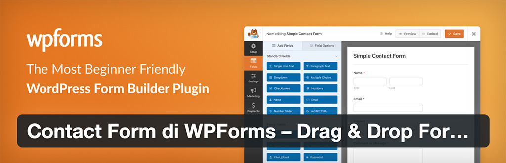 Plugin WPForms WordPress